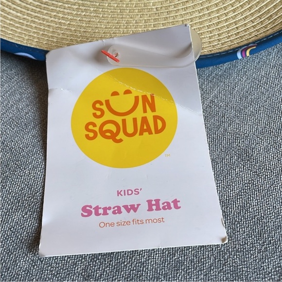 Sun Squad Kids' Rainbow Straw Hat - Picture 3 of 6